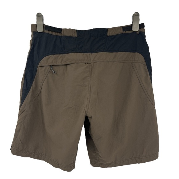 Novara Cycling Bicycle Shorts Padded Black & Green Nylon Belt SZ L - Picture 1 of 7